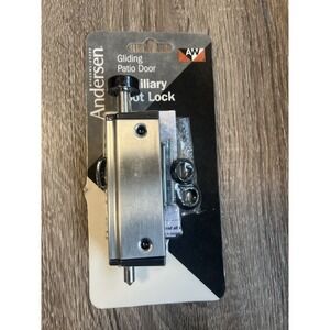 Andersen 200 / 400 SERIES Gliding Patio Door  Foot Lock -Brushed Chrome - New